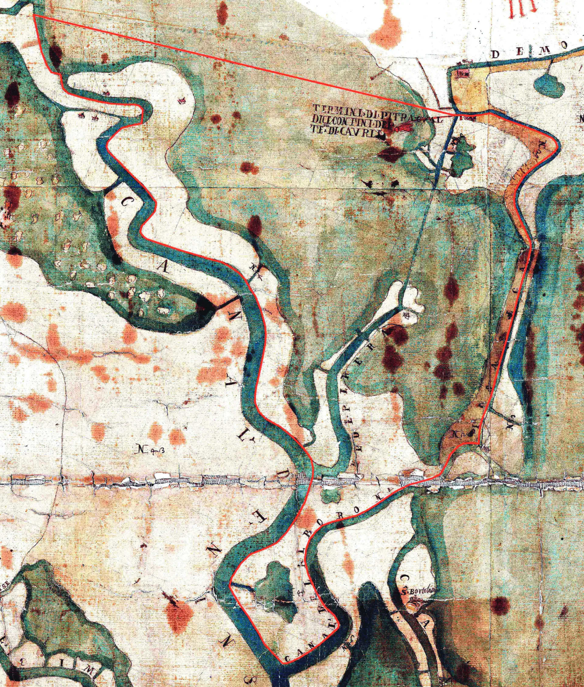 Particolare (territorio della Sedicesima Presa)