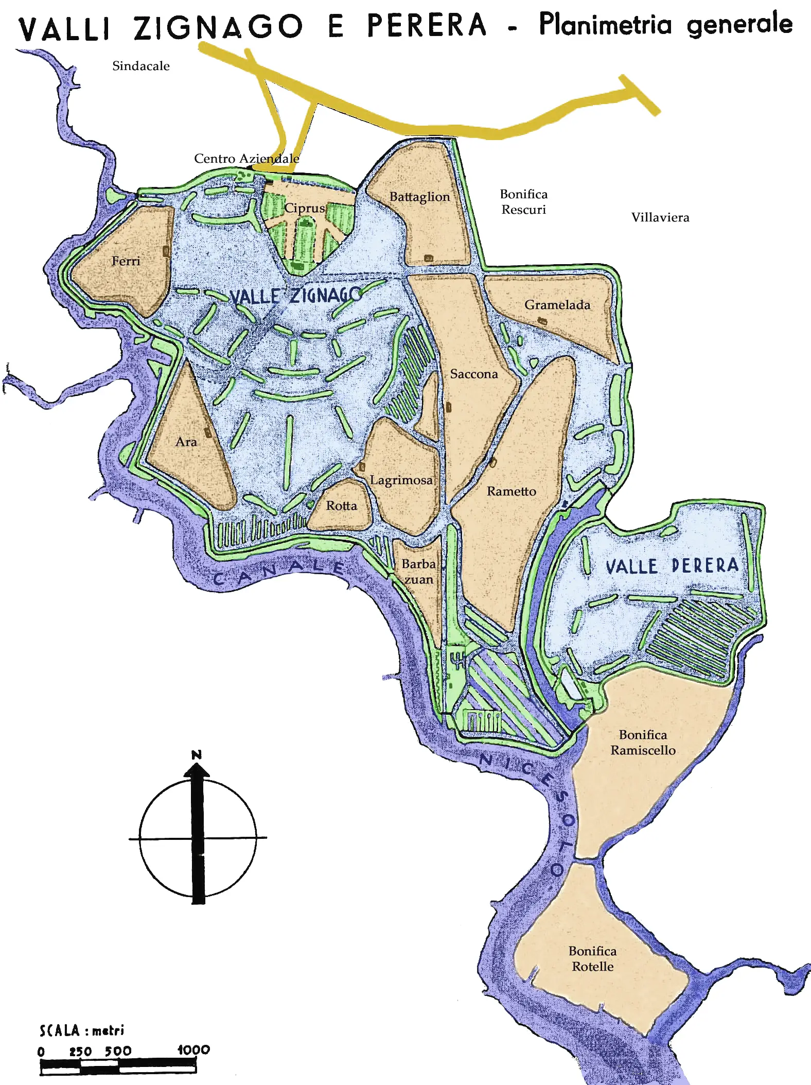 1949. Progetto Marzotto di trasformazione di Valle Zignago e di Valle Perera